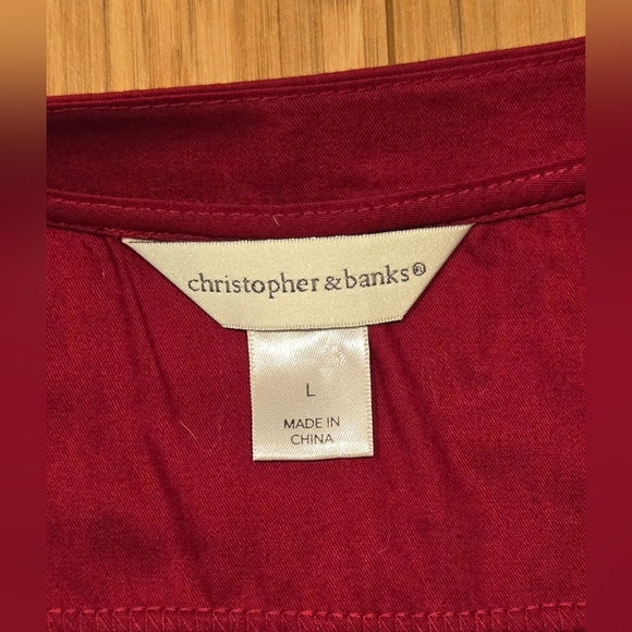 NWOT Christopher & Banks Zip-Up - Picture 7 of 10